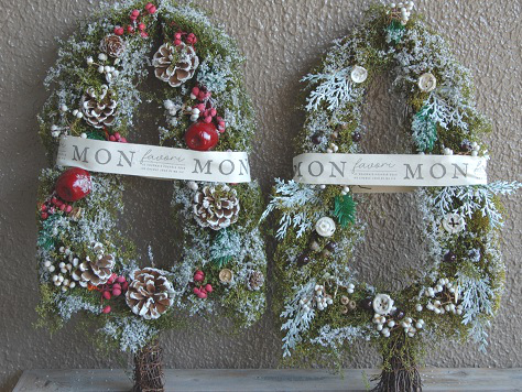 クリスマスツリー型リース
