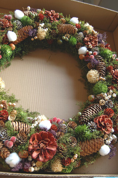 60センチのクリスマスリース