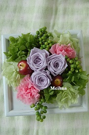 壁掛けアレンジ