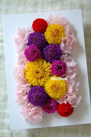 壁掛けアレンジ