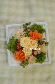 壁掛けアレンジ