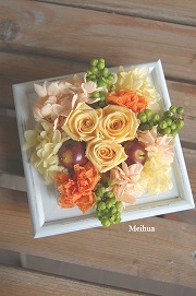 開院お祝い壁掛けアレンジ