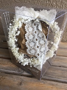 ニューボーンフォト用かすみ草の花冠