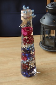 誕生日お祝いハーバリウム