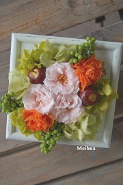 壁掛けアレンジ