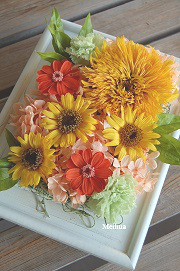 オーダーメイドプリザーブドフラワーリース